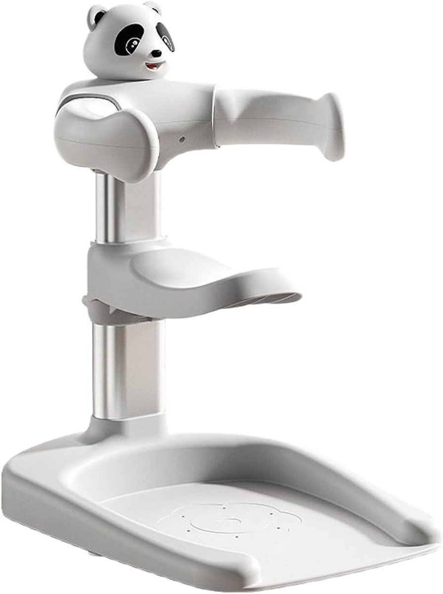 Babydouchestandaard - Badstandaard Peuter - Veilig Baden - In Hoogte Verstelbaar - 46 x 35 x 65 cm - Wit