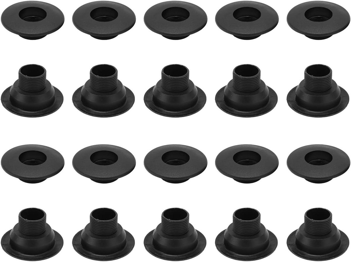 Tafelvoetbal Bussen - Lagers Foosball - Spelverbetering - Soepele Rotatie - 158 mm - Zwart