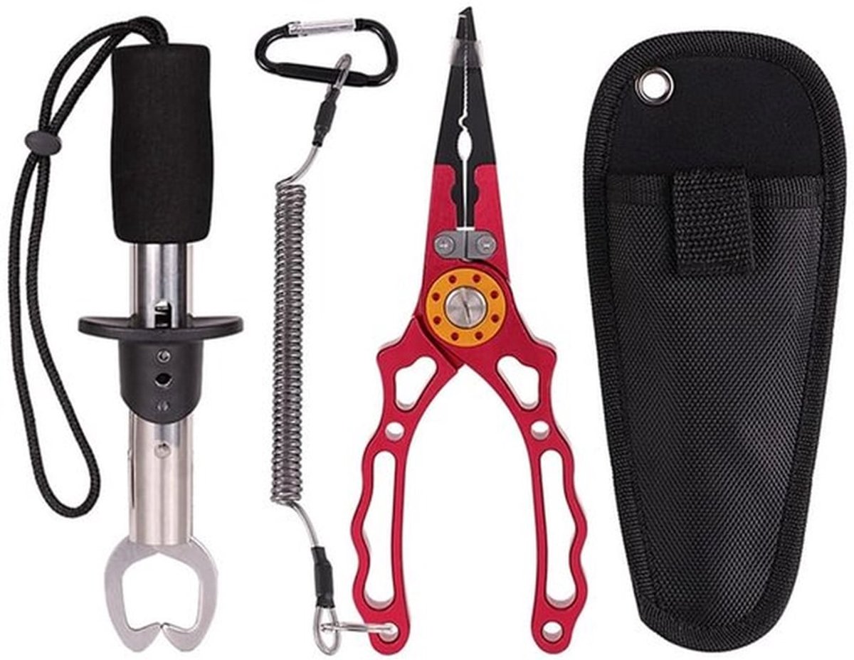 Vistangenset Multifunctioneel - Vishaakverwijderaar - Visgrijper - Messentang - Viscontroleapparaat - Ergonomische Handgreep - Visgereedschap