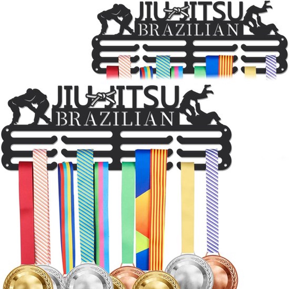 Metalen Medaillehouder voor Jiu Jitsu en Taekwondo