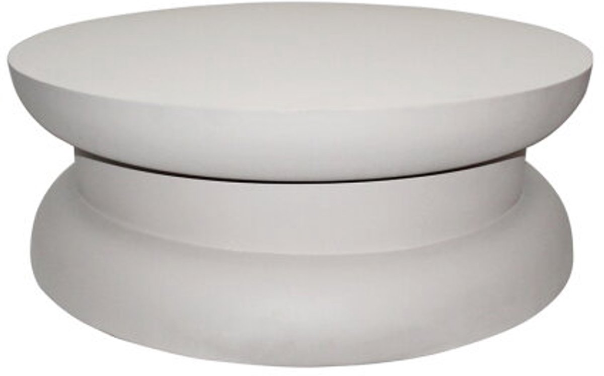 Parma salontafel, Ø85, H30, Off-White - Formaggio Collection