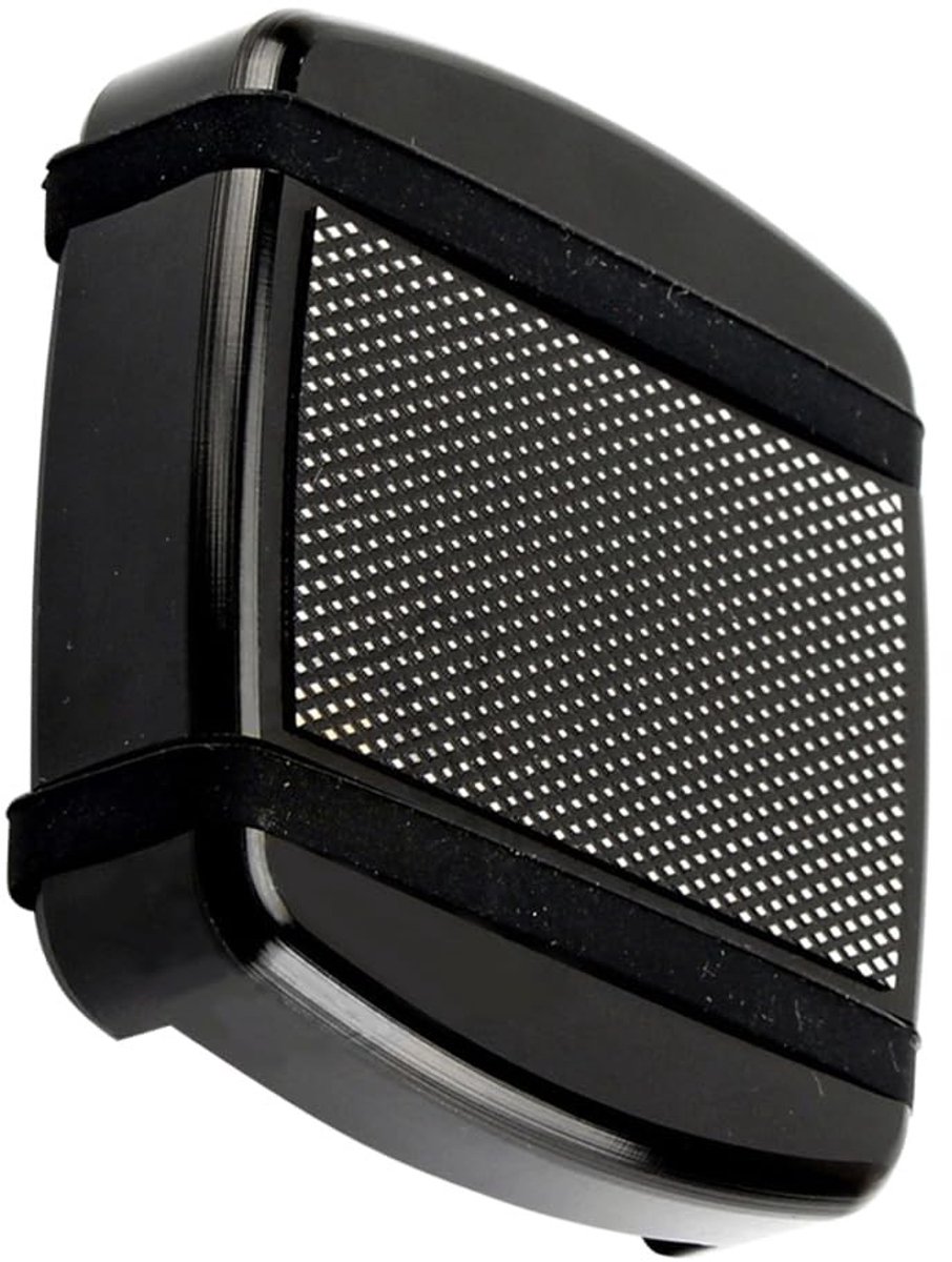 Dailygoods- Rempedaal Pad Cover - Aluminium/Rubber - Zwart - Compatibel met Ha-rley Dyna/Softail - 63*66*18 mm - Lichtgewicht 130 g - Rempedaalhoes