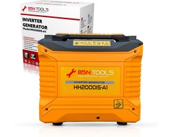 generator benzine – inverter generator 2000W – Pure Sine Wave – Stil & Geluidsarm 220V – BSN Tools