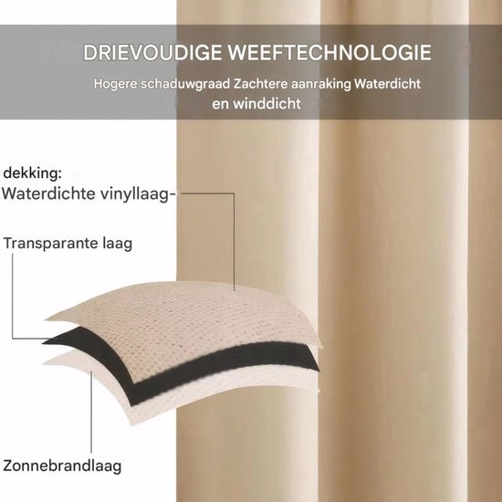 Pop-Up Feesttent 140x244cm - Waterdicht Tuinpaviljoen met Gazebo en Luifel voor Markt, Evenementen en Tuin van POP — afbeelding 3