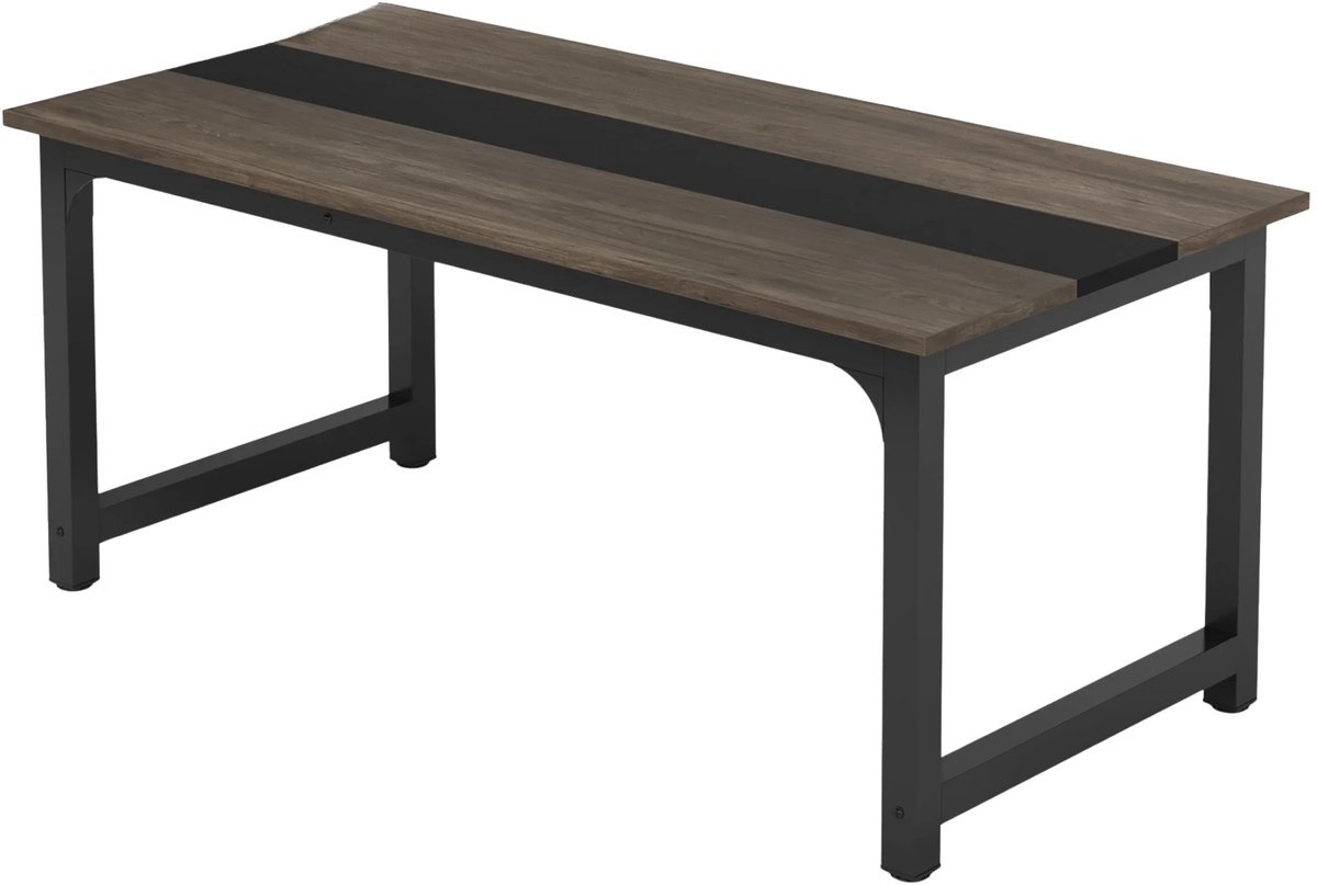 Bureau 160cm Grijs - Computerbureau - Geschikt voor Thuis en Werk