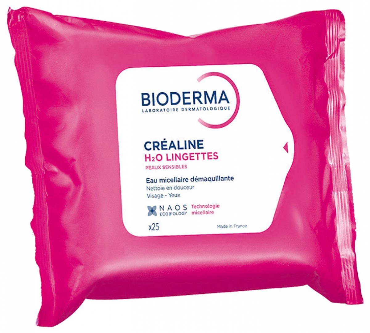 Bioderma Créaline H2O Micellair Reinigingswater 25 Doekjes