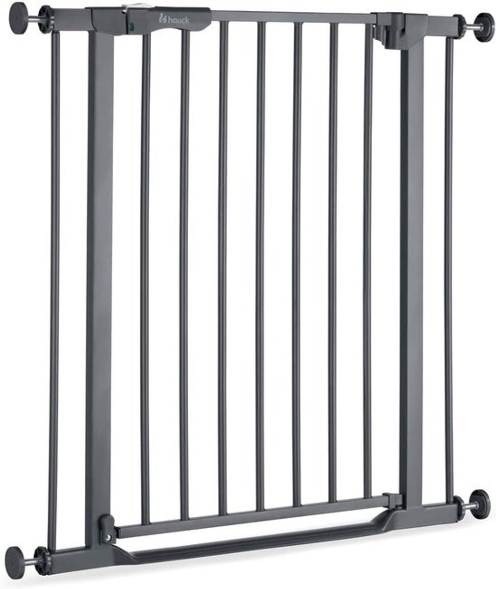 Kinderveilig beschermingsrooster voor deuren en trappen 75-80 cm met automatische sluiting