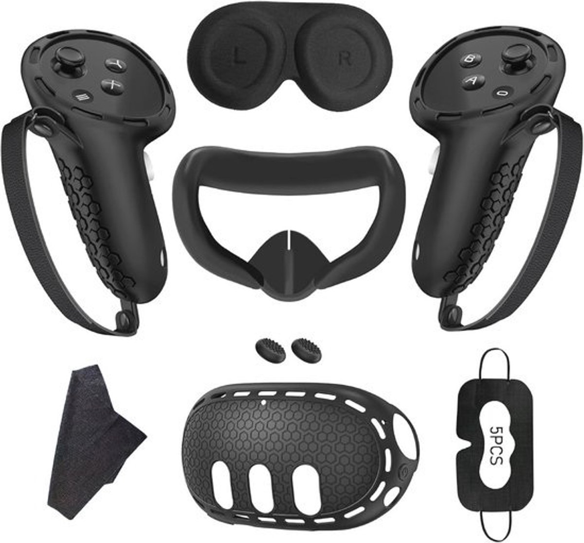 Beschermingsaccessoireset voor Meta Quest 3 - VR Controller & Headset Accessoires