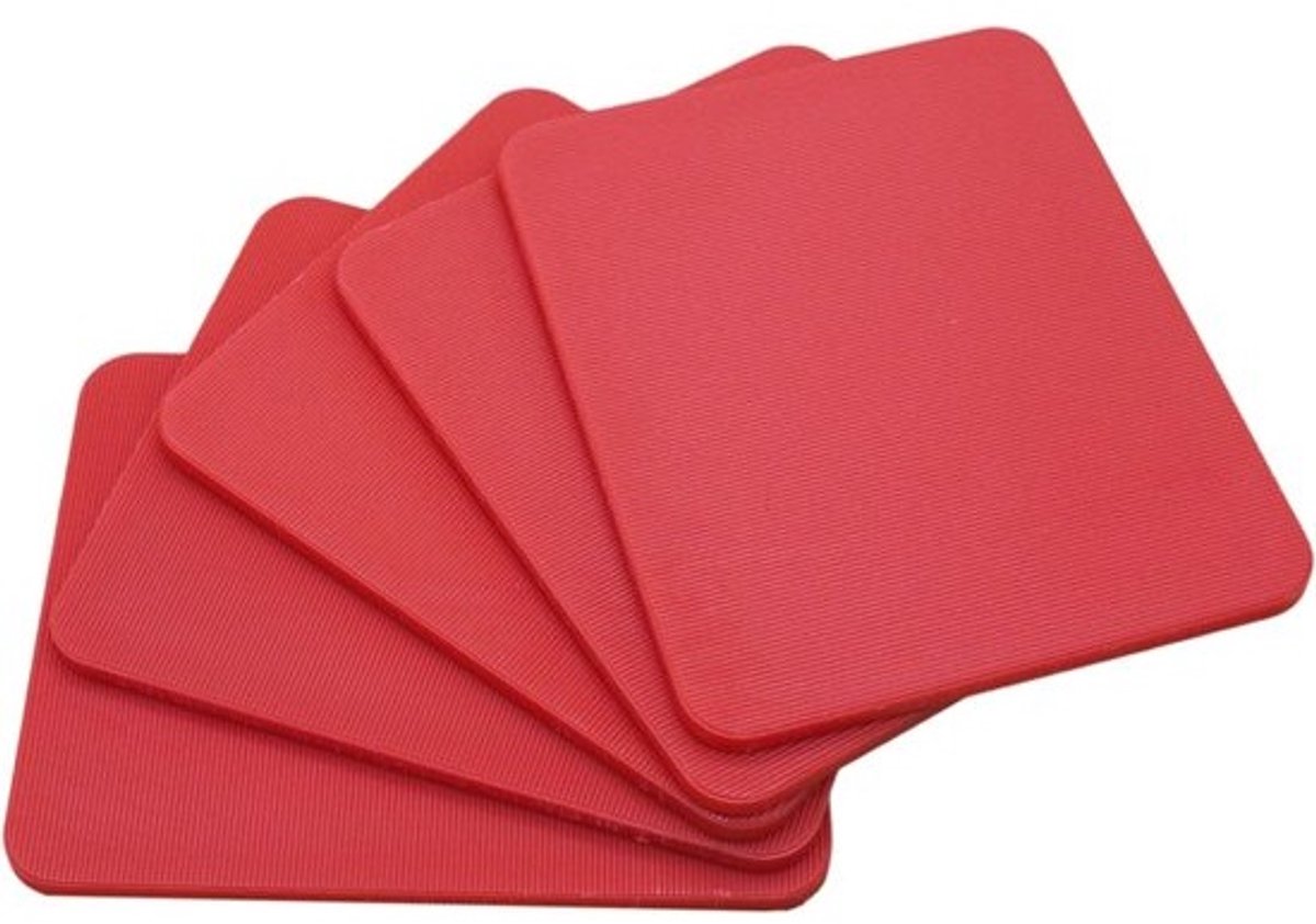 Kunststof platte shims 3 mm - 18 stuks - Frame-afstandhouders voor deur- en raamkozijnd