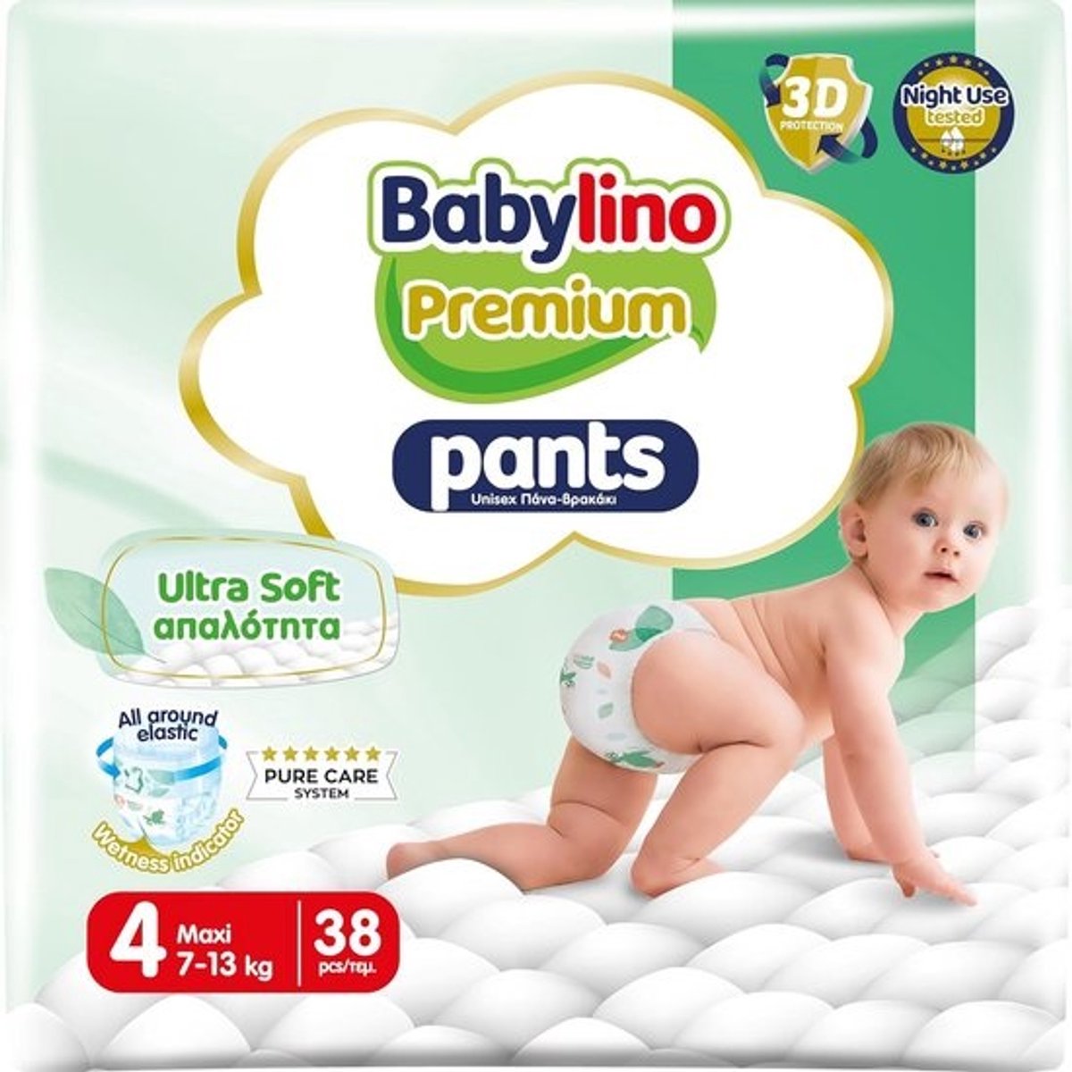 Babylino Premium Broekjes Maat 4 Maxi 7-13 kg 38 stuks