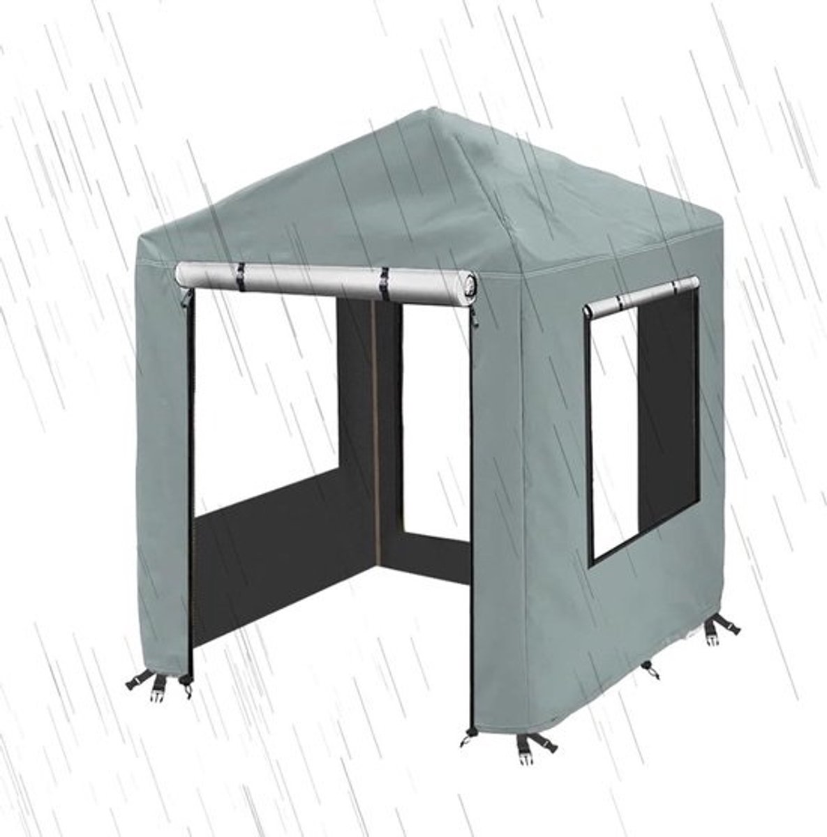 Speelhuis Afdekking - Speelhuis Beschermhoes - Buiten Spelen Beschermen - Waterdicht Oxford Weefsel - 142 x 142 x 153 cm