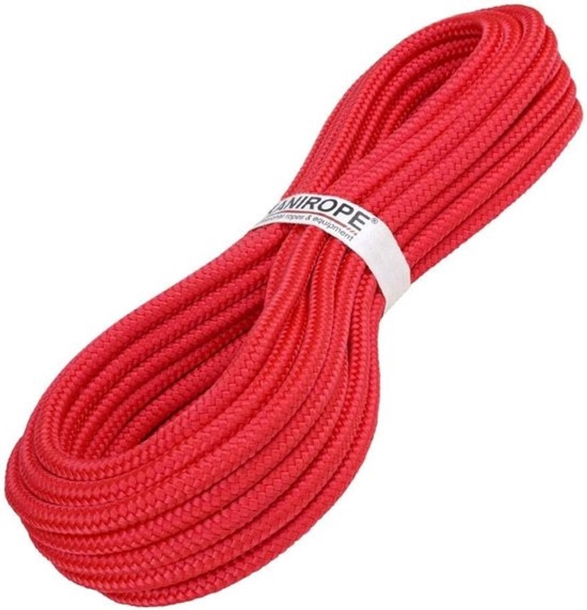Polypropyleen Touw - Multibraid Koord - Bevestigen & Zekeren - 16x Gevlochten Constructie - 12mm Doorsnede 10m - Rood