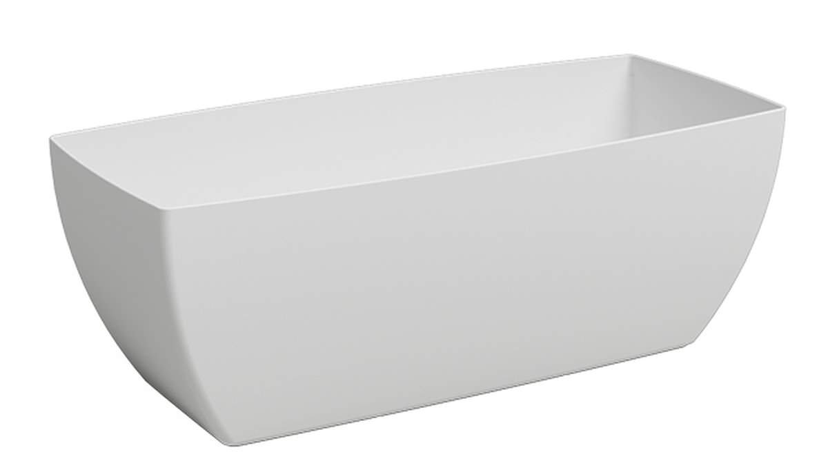 artevasi SIENA plantenbak wit 40 x 14.7 cm - kunststof