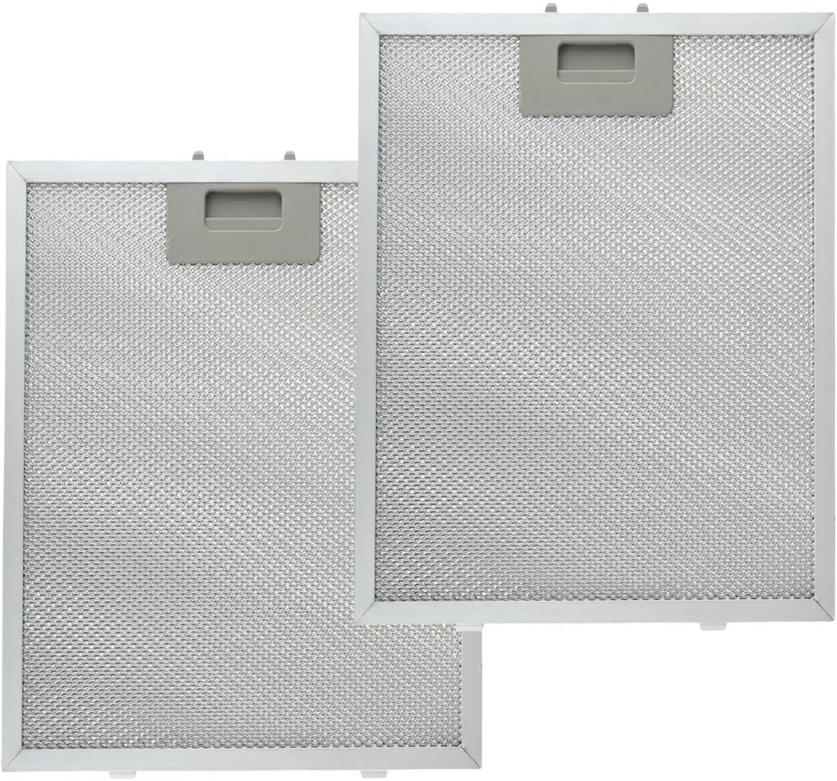 SSTRWGOOD Afzuigkapfilters - 2 stuks - 320 mm x 260 mm - Aluminium vijflaags vetfilter
