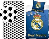Real Madrid slaapkamerset; dekbedovertrek en hoeslaken