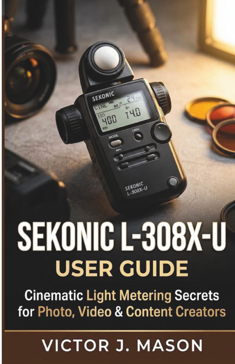 SEKONIC L-308X-U USER GUIDE: Cinematic Light Metering Secrets for Photo, Video & Content Creators. - ShopVlot