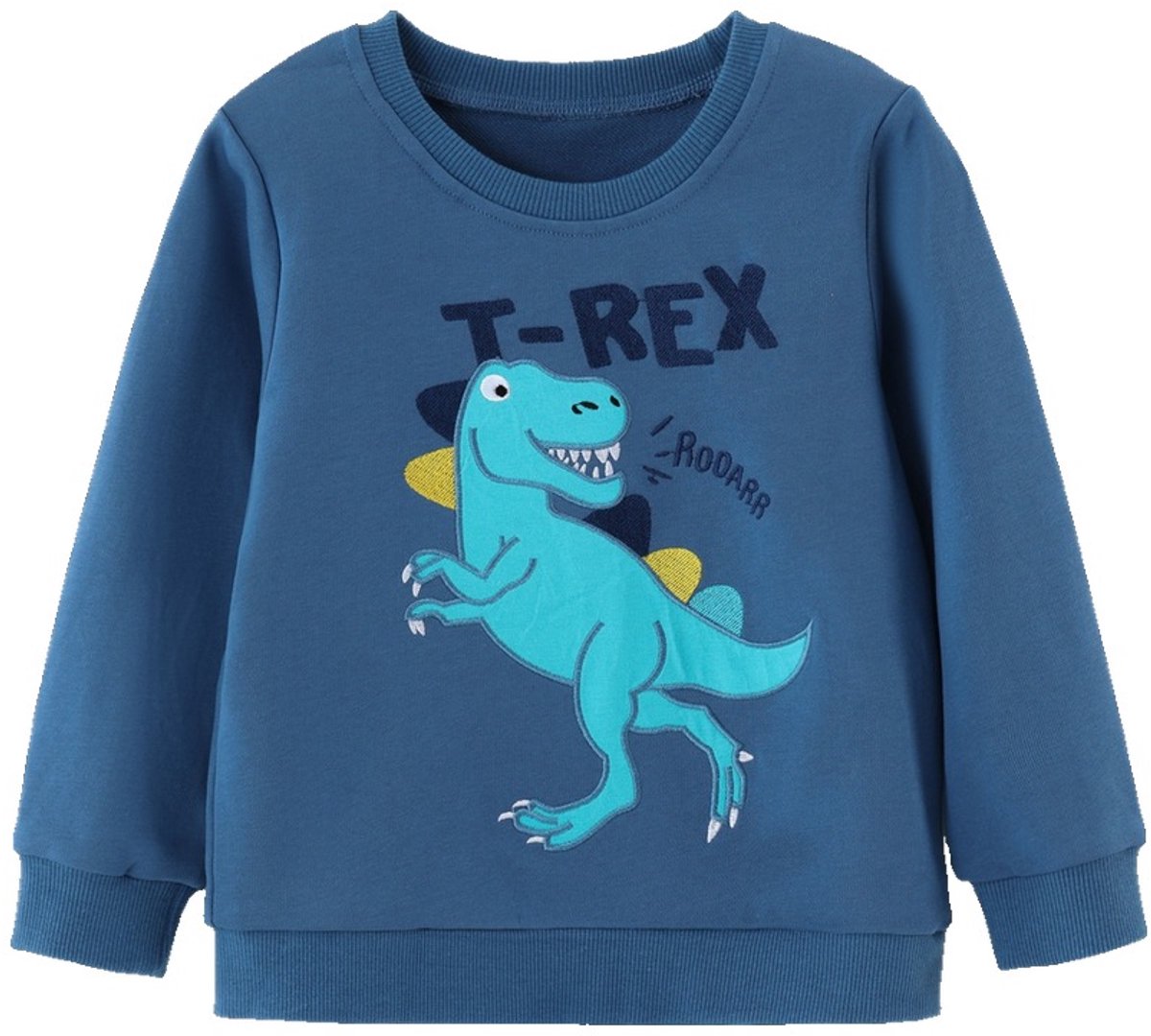 Currero Sweater Jongens Sweaters Sweatshirt Hoodie Warme Trui Pullover Jumper Crewneck Vest 8 Jaar Blauw