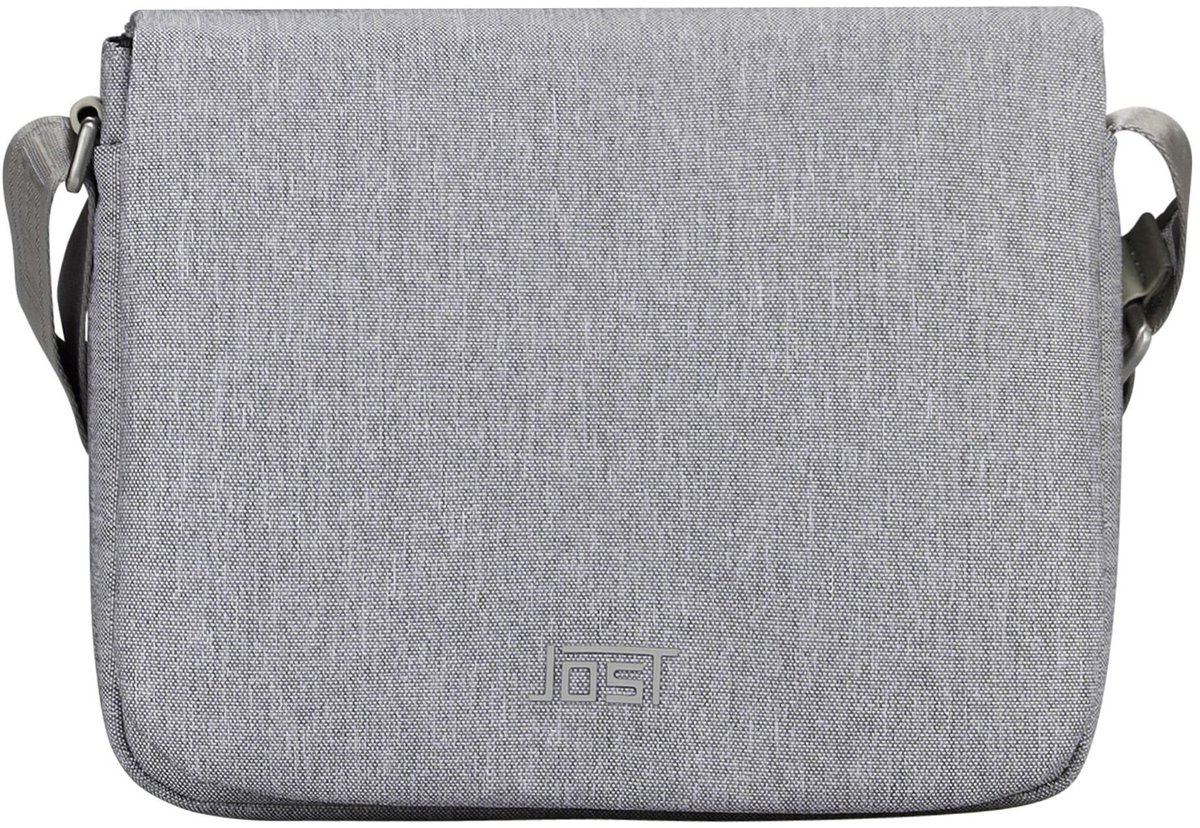 JOST schoudertas Bergen Shoulder Bag Light Grey Lichtgrijs