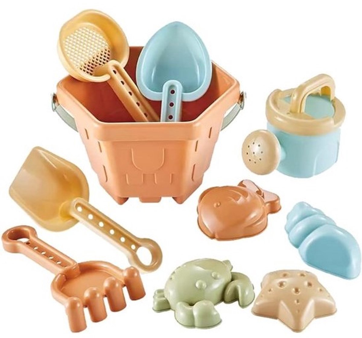 Grote Zand- en Badspeelgoed Set met Scheppen en Accessoires - Buiten- en Strandspel