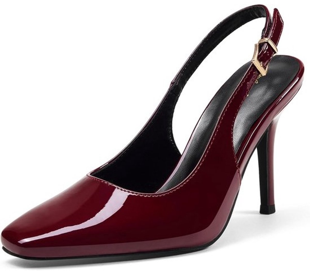 Elegante Slingback Pumps met Vierkante Neus en 8,5 cm Hakken