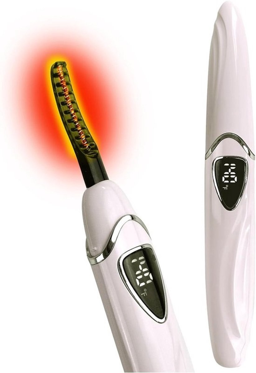 Elektrische Wimpertang met Temperatuurregeling voor Langdurige, Natuurlijke Krullen