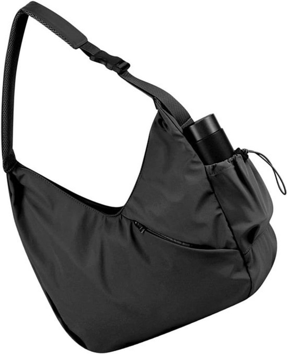 Sporttas - Weekendtas - Reizen en sport - Waterdicht met schoenenvak - 45 x 40 x 16 cm - Zwart