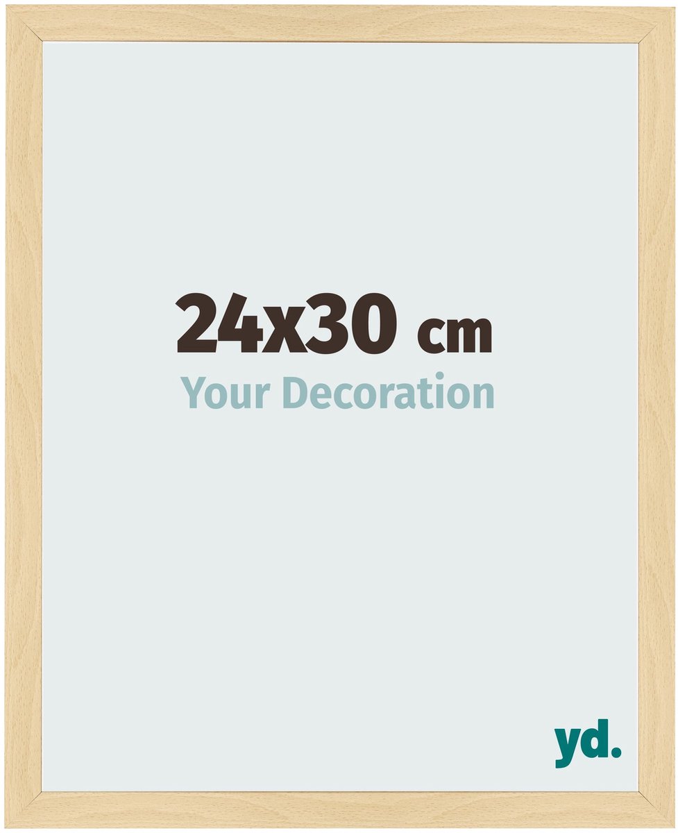 Your Decoration - Fotolijst 24x30 cm - MDF - Beuken Decor - Bologna