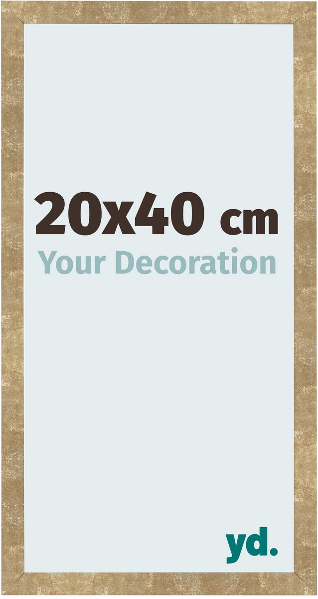Your Decoration - Fotolijst 20x40 cm - MDF - Goud Antiek - Bologna