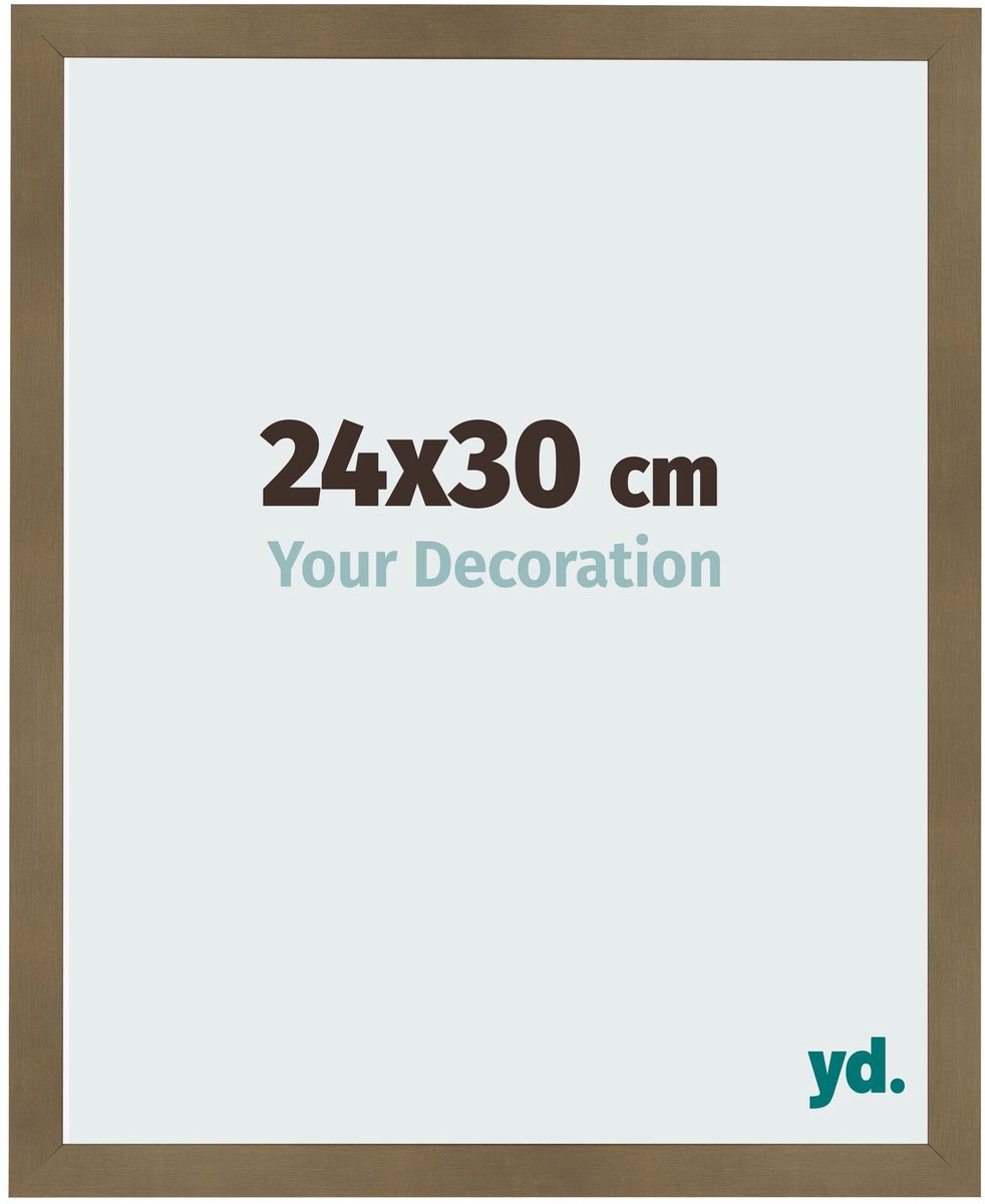 Your Decoration - Fotolijst 24x30 cm - MDF - Brons Decor - Bologna
