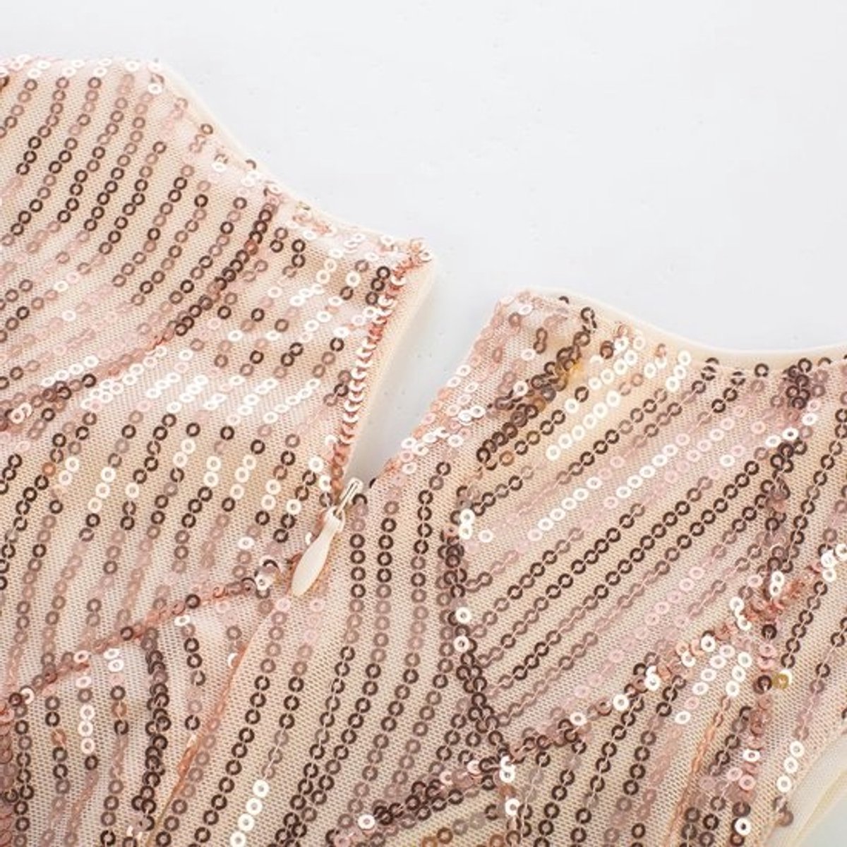 Glinsterende meisjes pailletten jurk met elastische band voor comfort