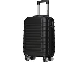 TRVLMORE Handbagage Koffer - 38L - Cijferslot - Lichtgewicht - Trolley - 54 × 34 × 22cm - Zwart