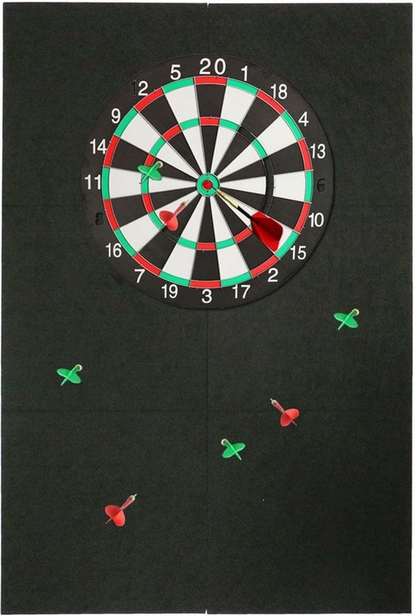 Extra Dikke Muurbeschermer voor Dartbord - Surround Beschermhoes 90x60x1.5 cm