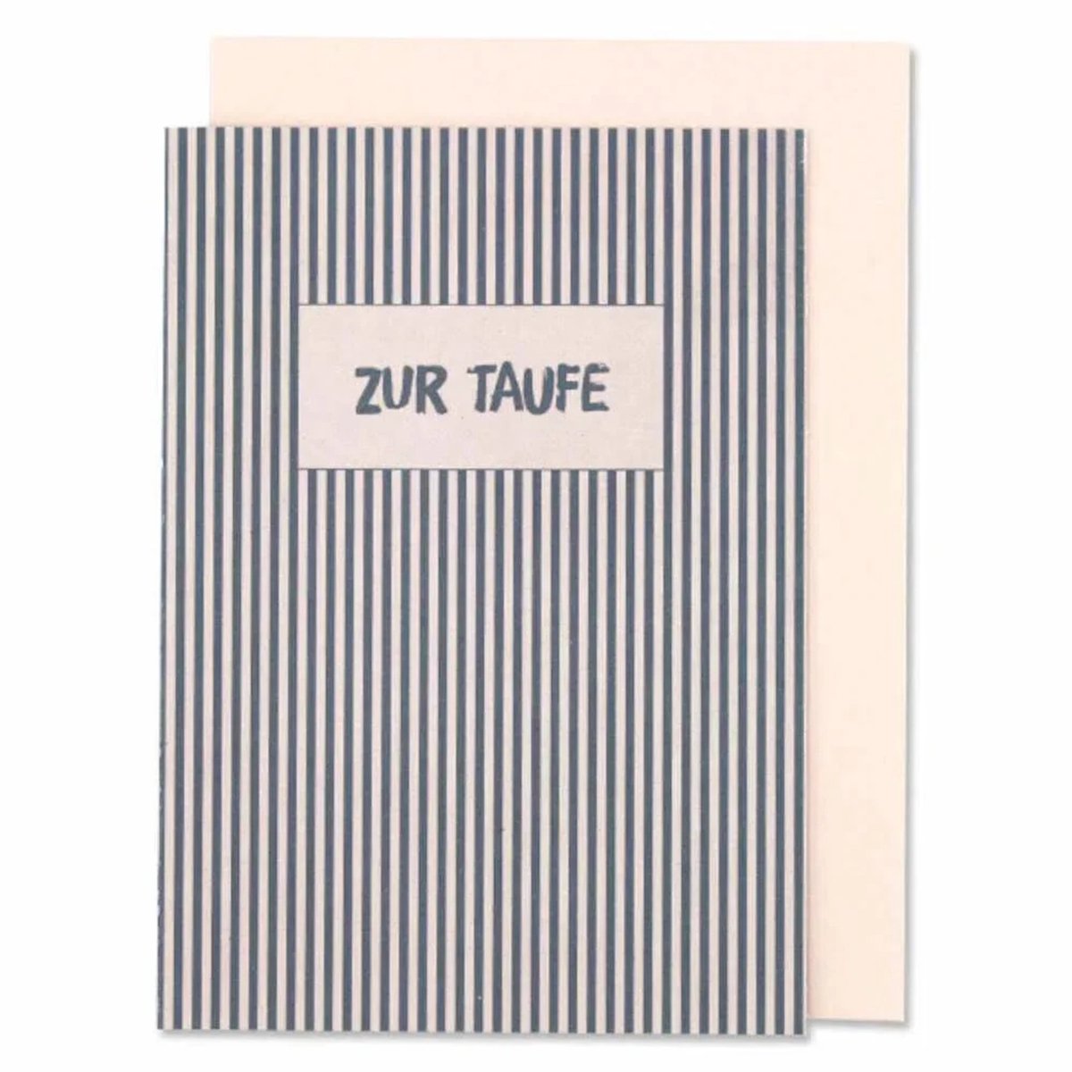 Ava & Yves vouwkaart doop roze-blauw gestreept