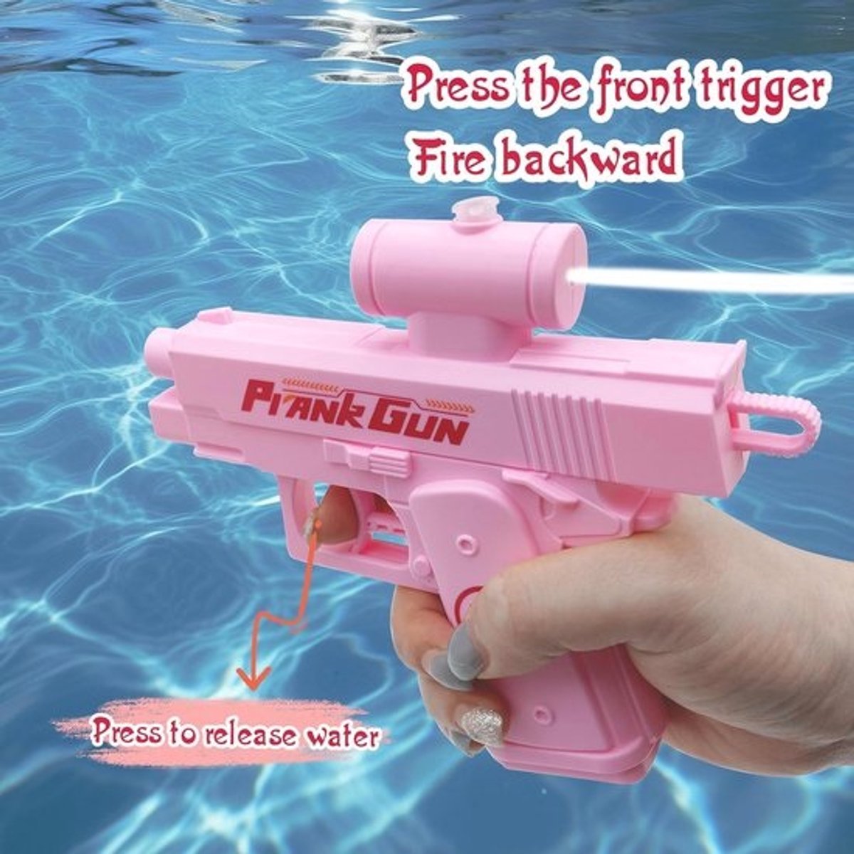 2 Stuks Waterpistool Set: Compact en Grappig Speelgoed voor Geintjes