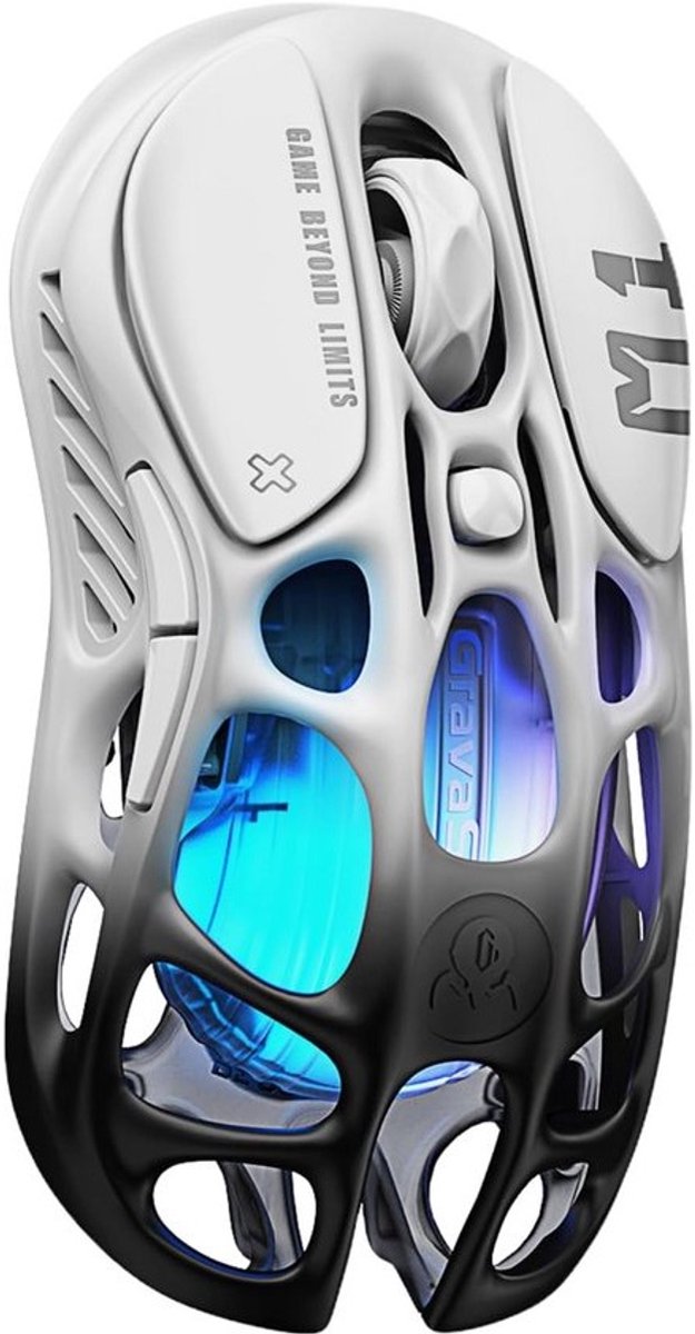 Draadloze Gamingmuis met 26000 DPI, Lichtgewicht Magnesiumlegering, 5 Programmeerbare Knoppen