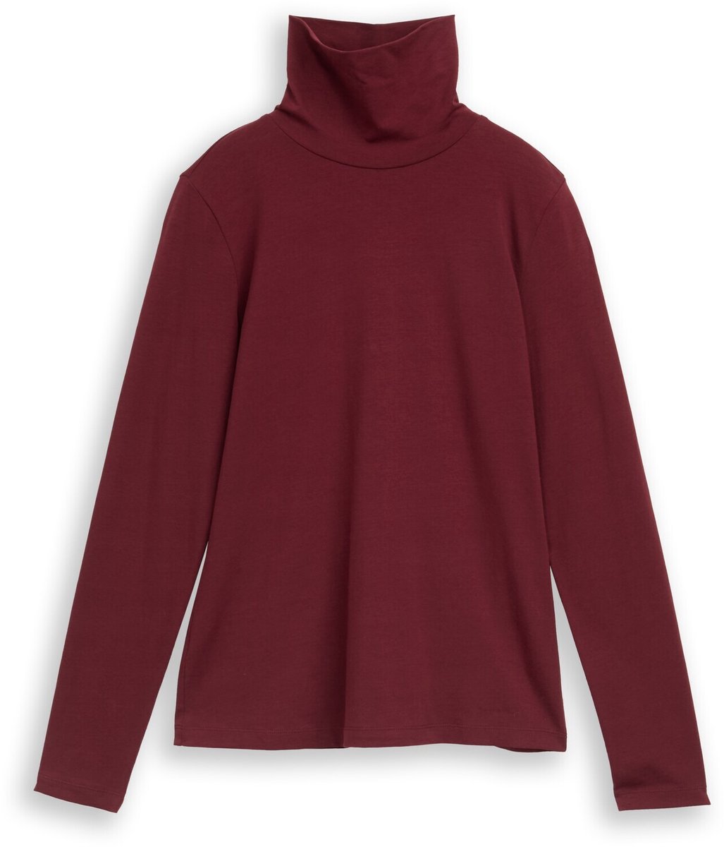 Tom Tailor - Basic shirt met col - Maat S - Preppy Plum