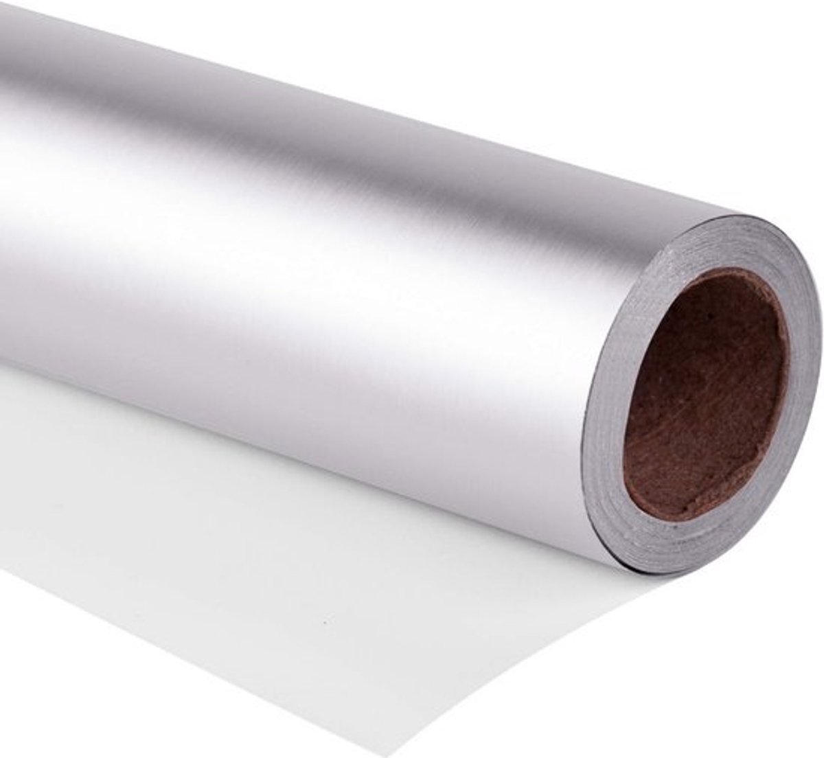 Zilveren Inpakpapier Rol voor Cadeaus - 76 cm x 10 m - Perfect voor Verjaardagen, Bruiloften en Feestjes