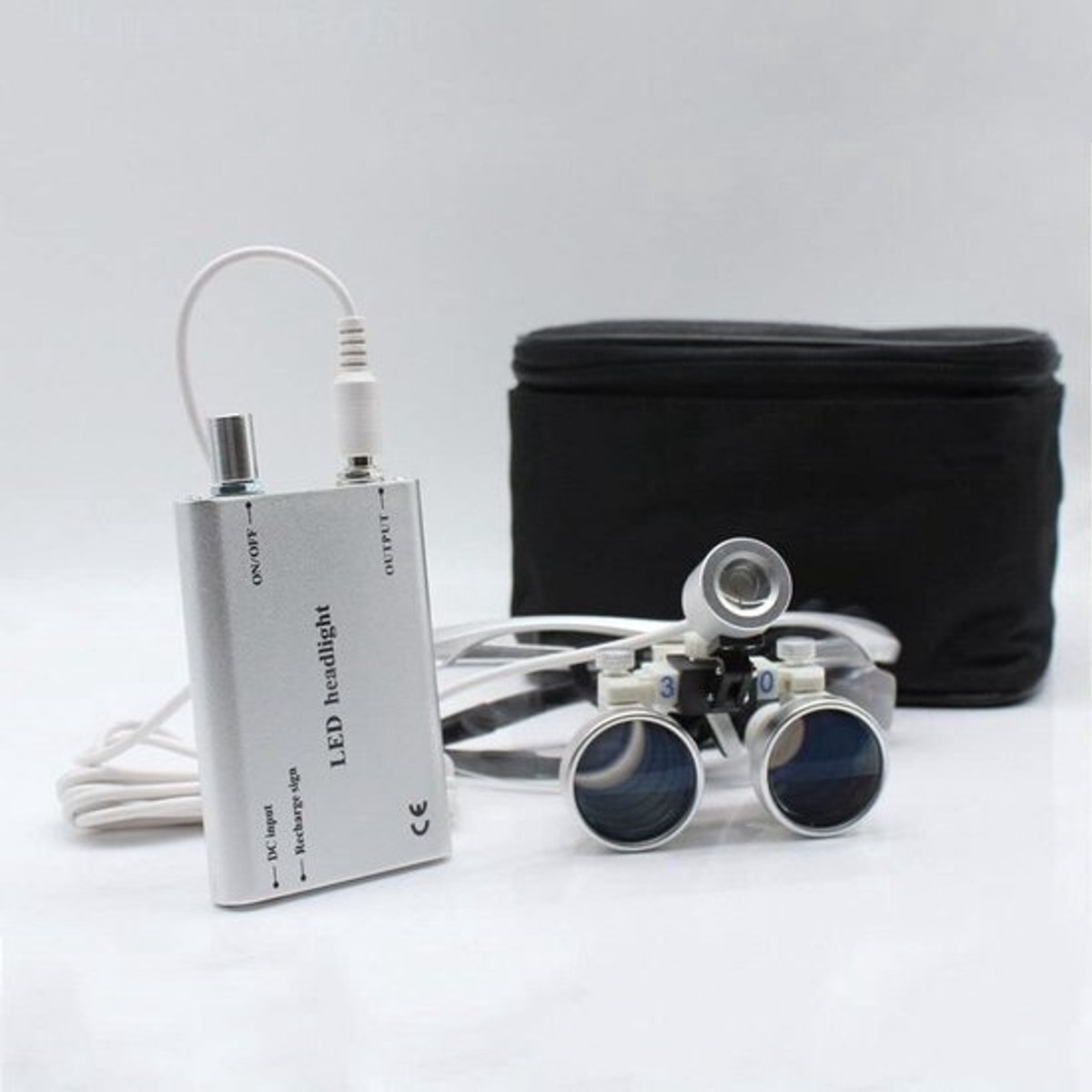 Professionele Tandheelkundige Vergrootglas Loupe met LED Verlichting