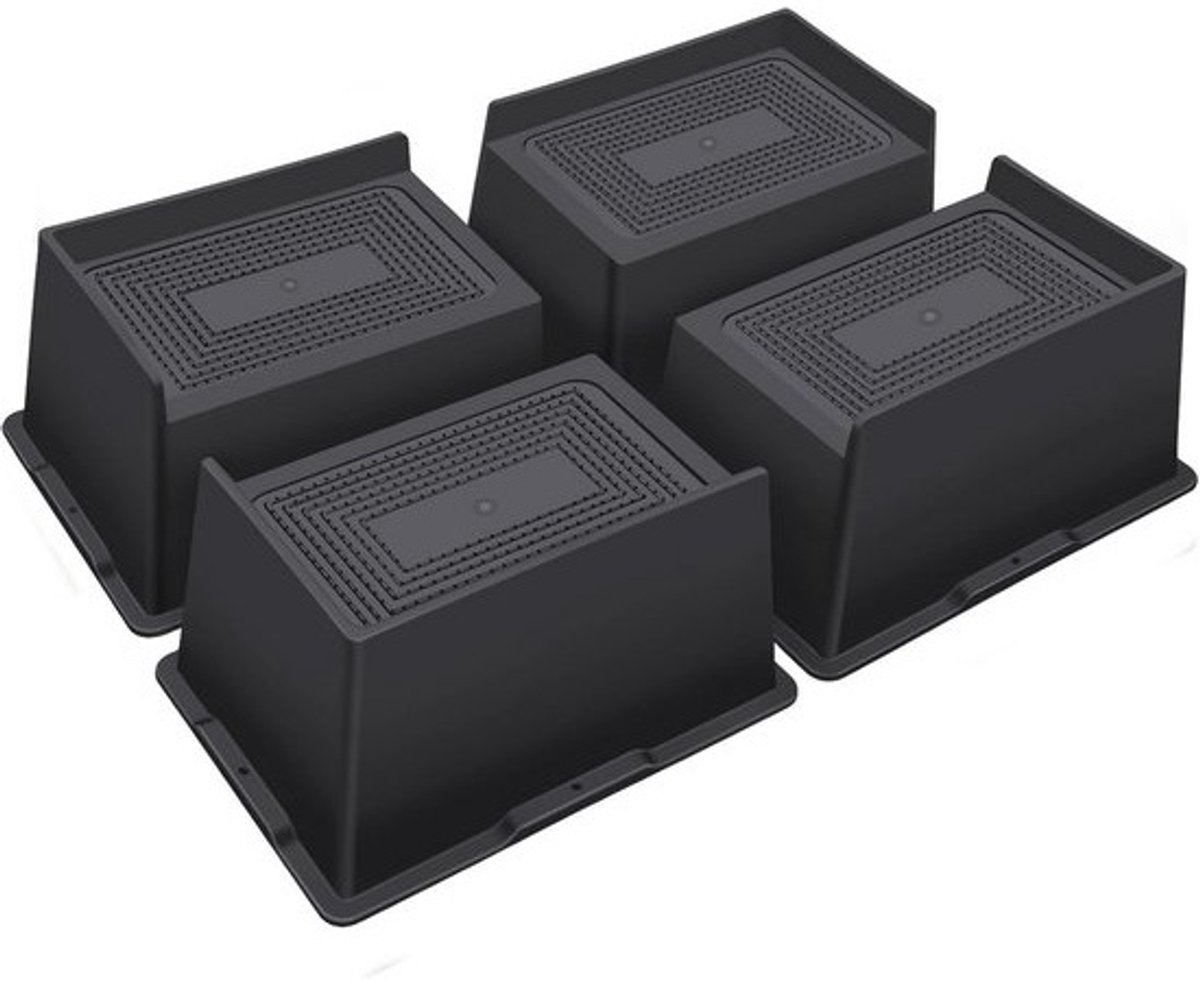Bedverhogers 10,5 cm - Extra brede meubelverhogers voor bank, tafel en bureau