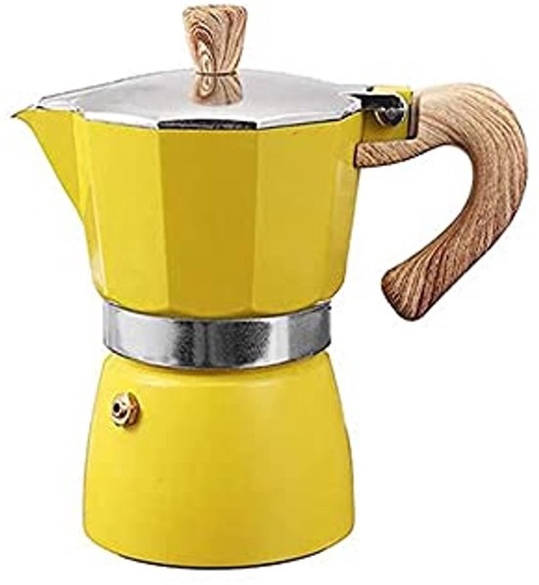 Klassieke Italiaanse kookplaat espressomachine voor sterke espresso
