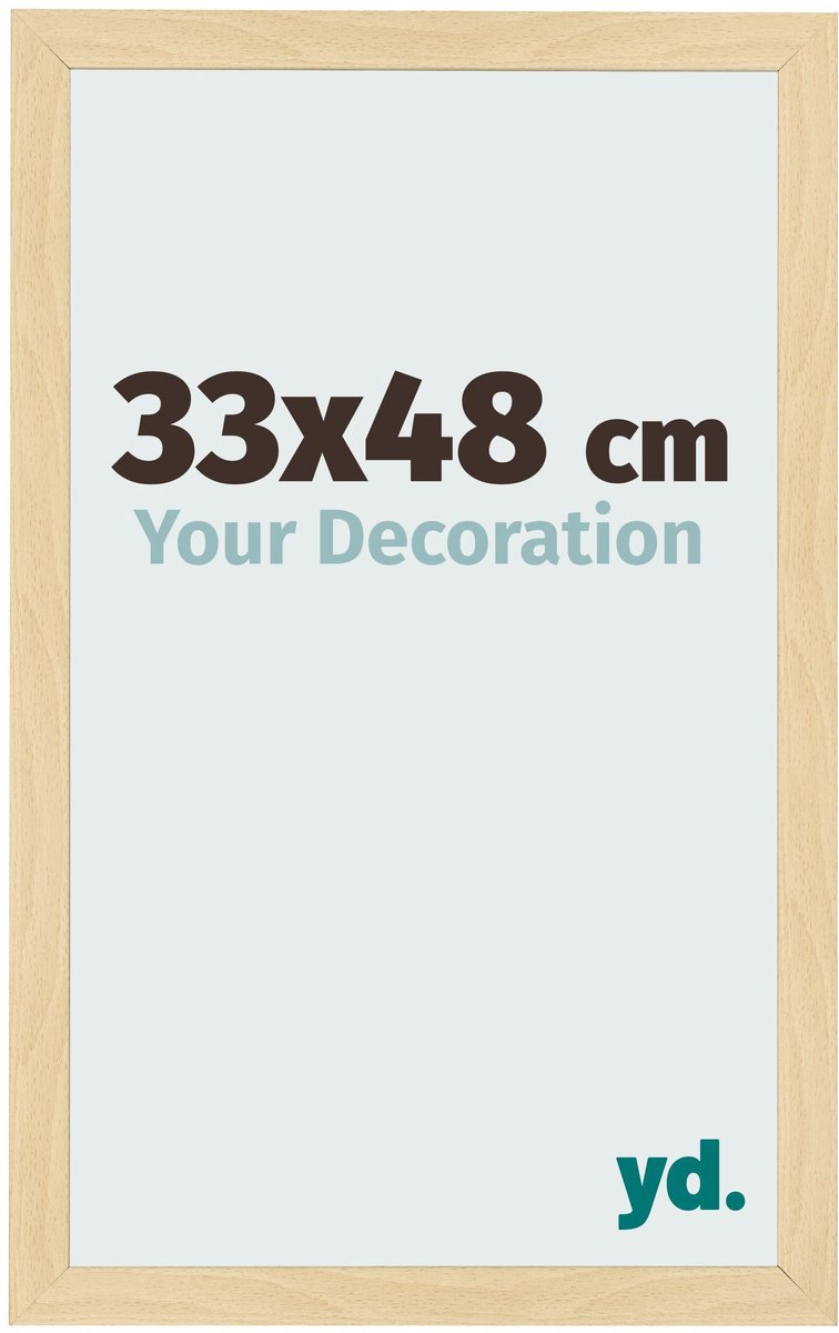 Your Decoration - Fotolijst 33x48 cm - MDF - Beuken Decor - Bologna