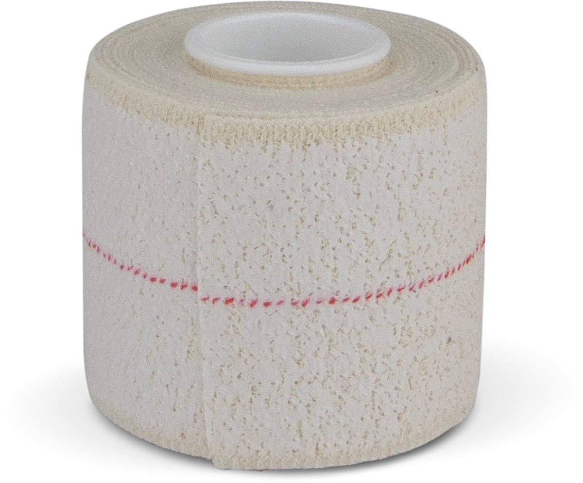 U-Sport Athlete T-Elastic - 5 cm x 4.5 m - Elastisch Kleefverband - Zinkoxide Kleeflaag - Wit - Latexvrij Tape
