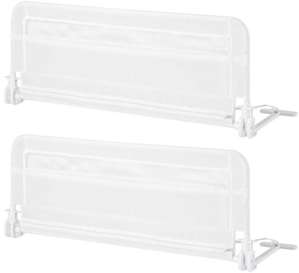 SureDeal® - Bedhekje - Bedhek - Peuters Opvouwbaar Babybedhek - Afneembaar - Wasbare hoes Wit - 100x41x42 cm - Wit