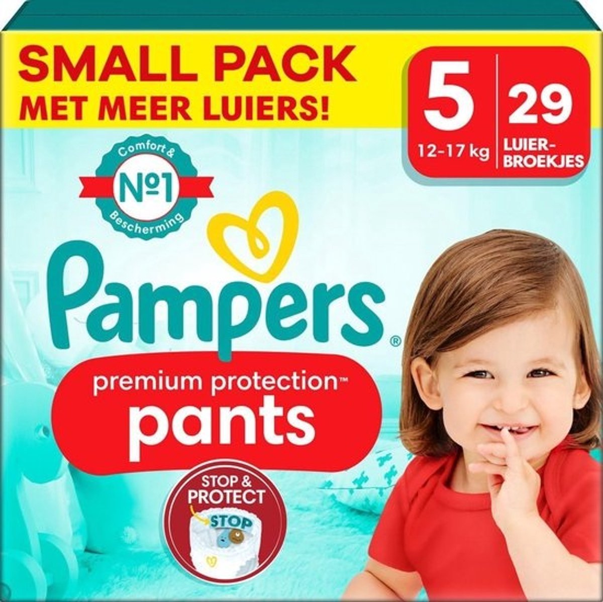 Babybroekjes Maat 5 - Luierbroekjes - Droog en Comfortabel - Zachte Elastische Tailleband - 12-17 KG