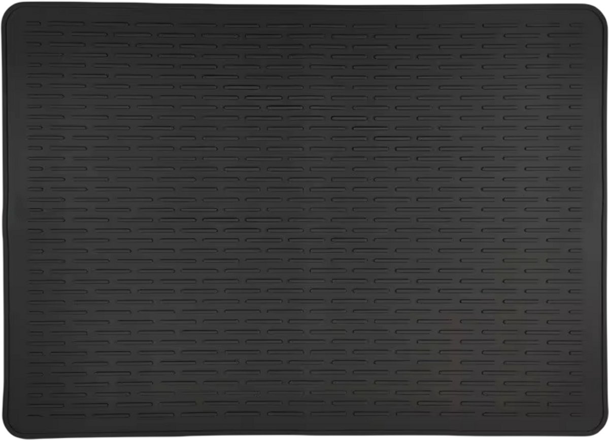 Kookplaat Beschermer Mat 76 x 53 cm – Siliconen Kookplaatbeschermer, Hittebestendige Antislip Afdekmat voor Kookplaat en Keuken - Zwart