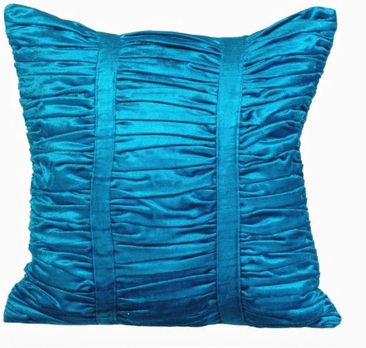 Decoratieve Kussenhoezen - Fluwelen Kussens - Woonkamer Decoratie - 100% Handgemaakt - 60x60 cm - Blauw