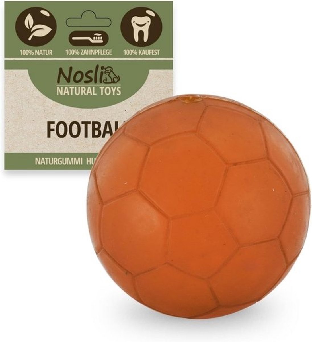 Duurzame Hondenbal van 100% Natuurlijk Rubber - Kauwspeelgoed & Tandverzorging