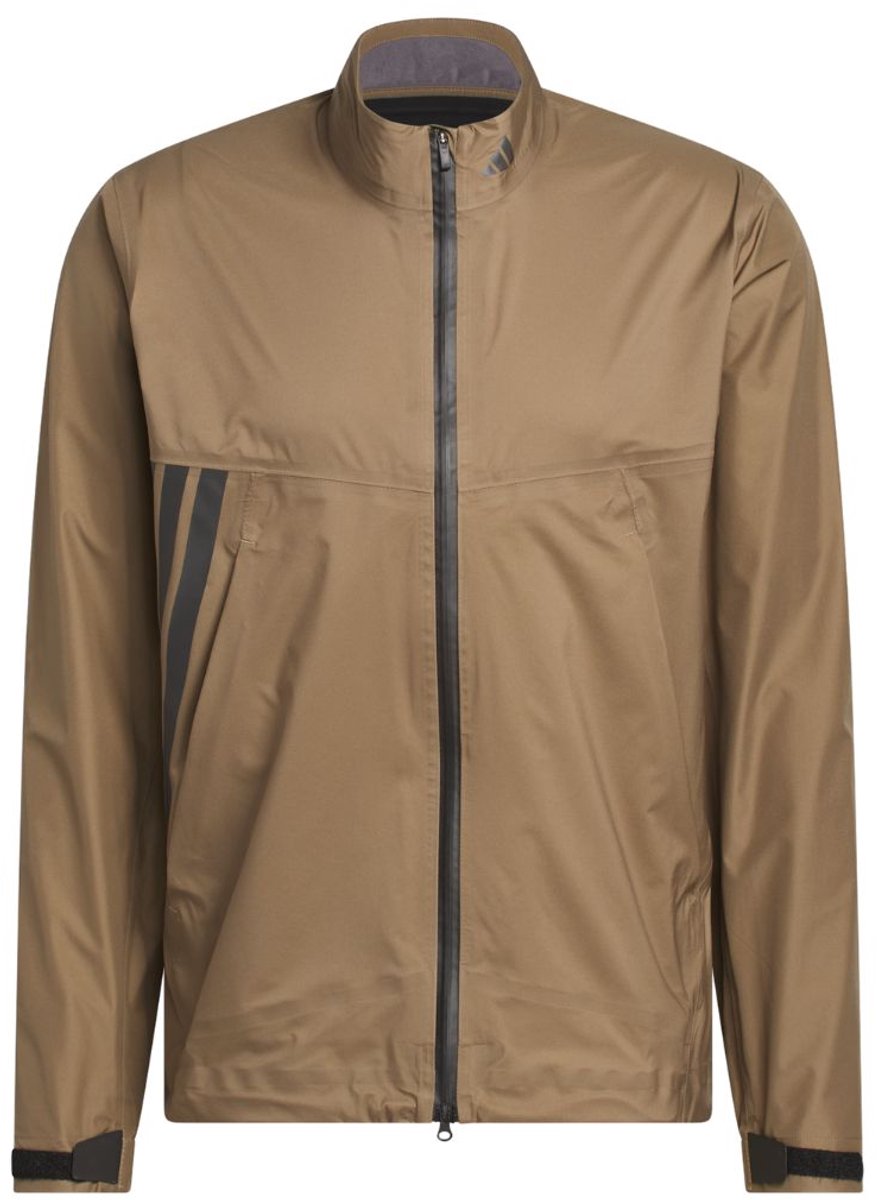 Adidas Heren Waterdichte Golfjas Clima Performance Creme