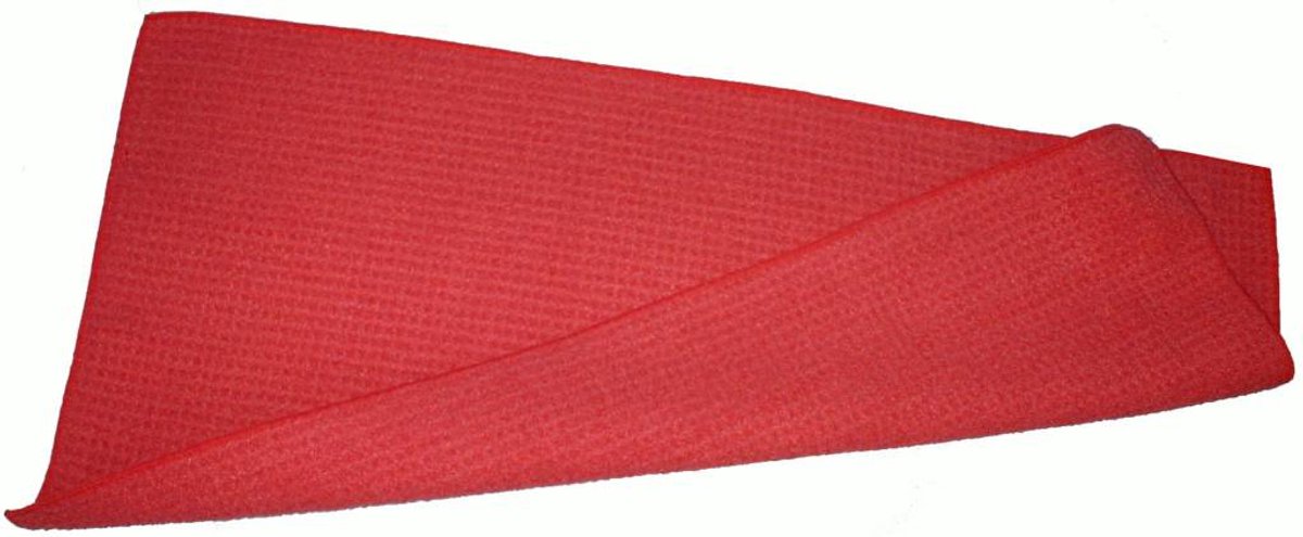 Rakleto Microvezel Dweil Wafelstructuur ChiaMo.nl Rood 27 x 55 cm