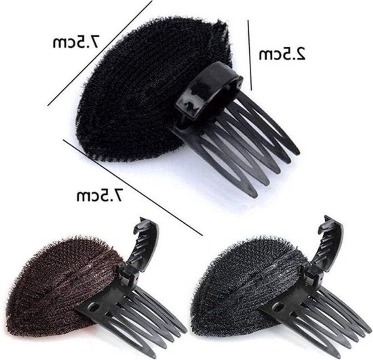 Haarkussen met Clips - Volume Kussen Haarbun Maker - Haar Styling - Lichtgewicht Spons Materiaal
